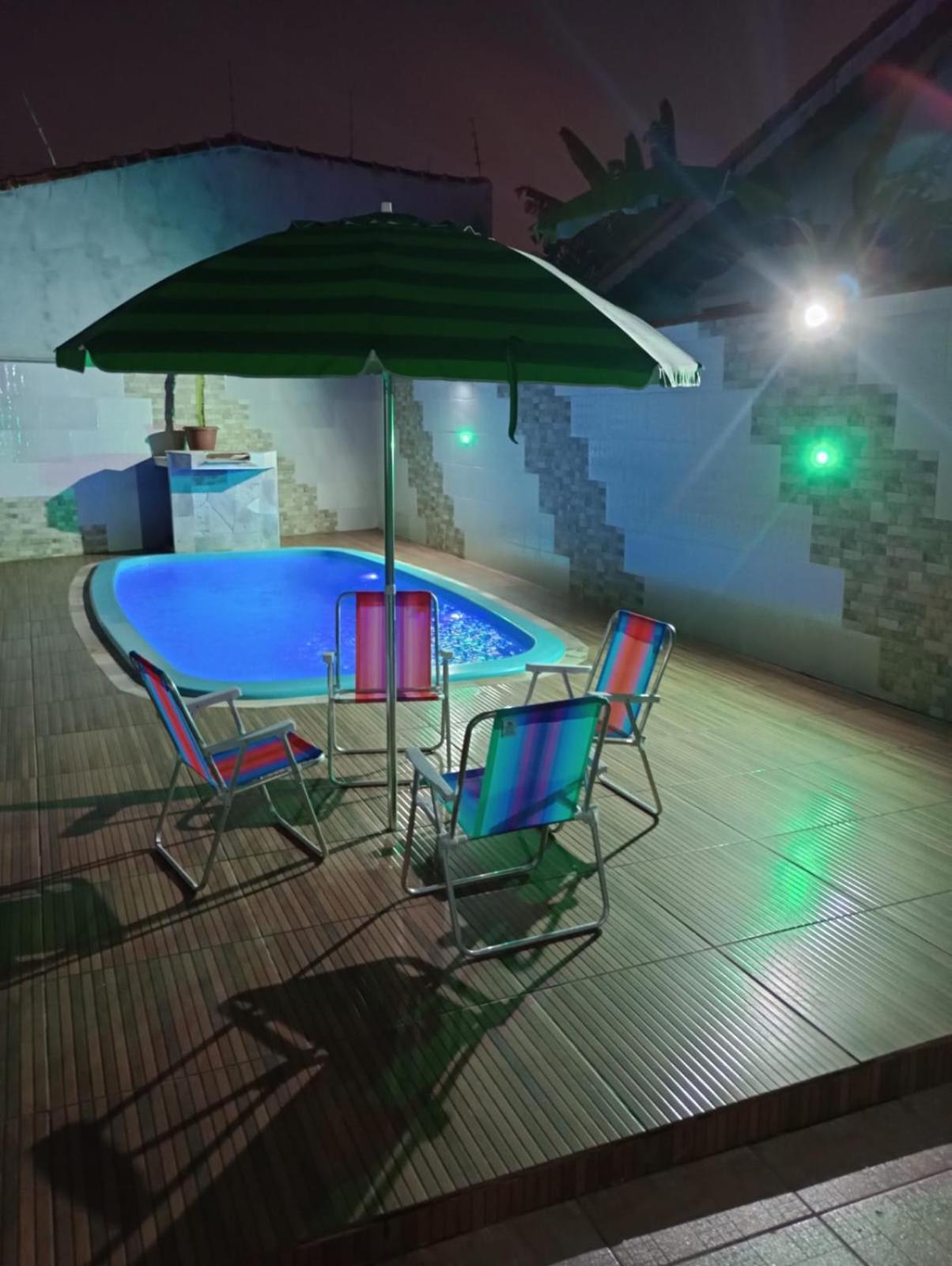 Casa Na Praia Com Piscina E Churrasqueira Itanhaém Eksteriør bilde